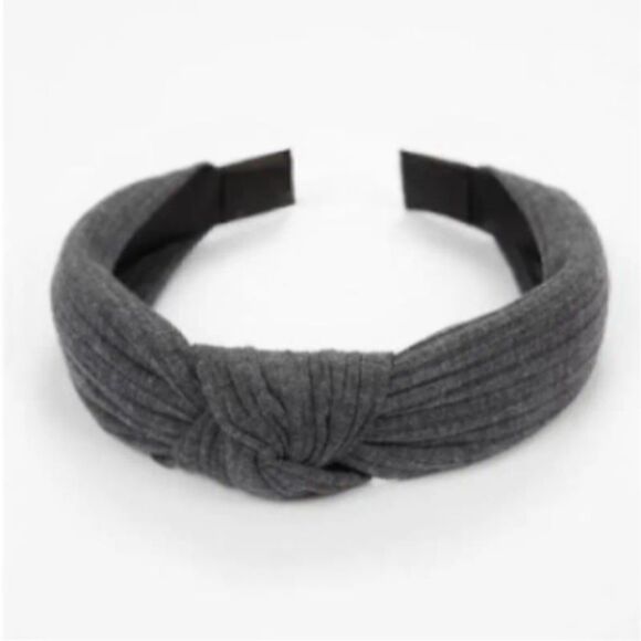 Dark Gray Top Knot Headband - Picture 1 of 1